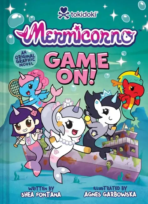 Mermicorno: Game On!: An Early Graphic Novel by Shea Fontana, Agnieszka Garbowska