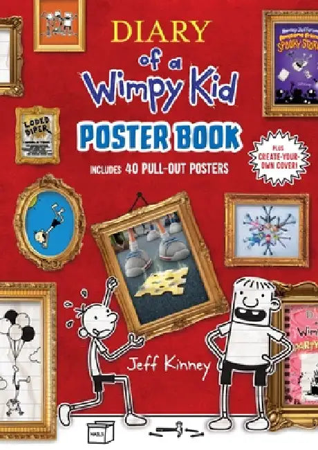 Diary of a Wimpy Kid Poster Book: Includes 40 Pull-Out Posters by Jeff Kinney