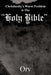 Christianity's Worst Problem is The "Holy Bible" by Orv
