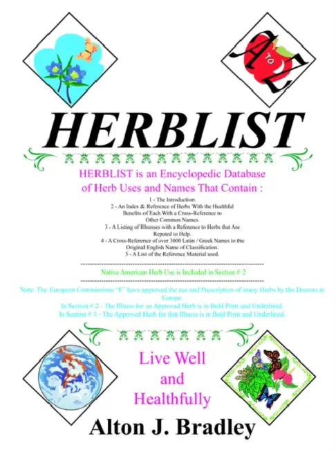 Herblist by Alton J. Bradley