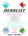 Herblist by Alton J. Bradley