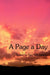 A Page a Day by Kenneth Adams