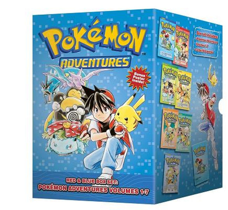 Pokemon Adventures Red & Blue Box Set: Volumes 1-7 by Hidenori Kusaka