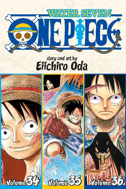 One Piece: Water Seven 34-35-36, Vol. 12 (Omnibus Edition) by Eiichiro Oda