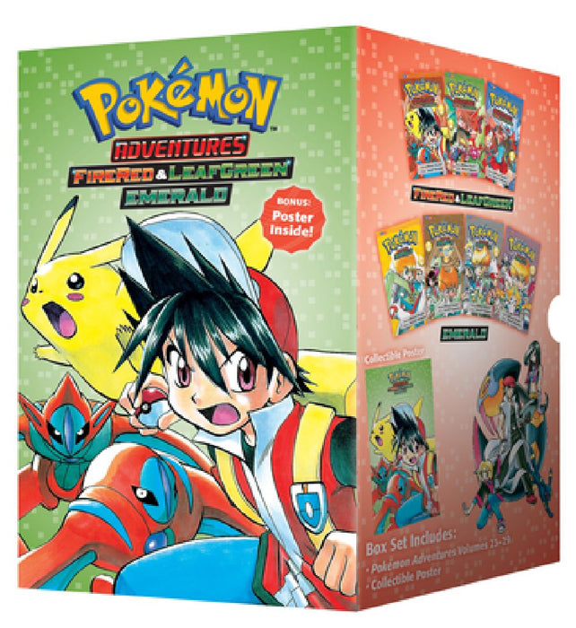 Pokemon Adventures Fire Red & Leaf Green / Emerald Box Set: Includes Volumes 23-29