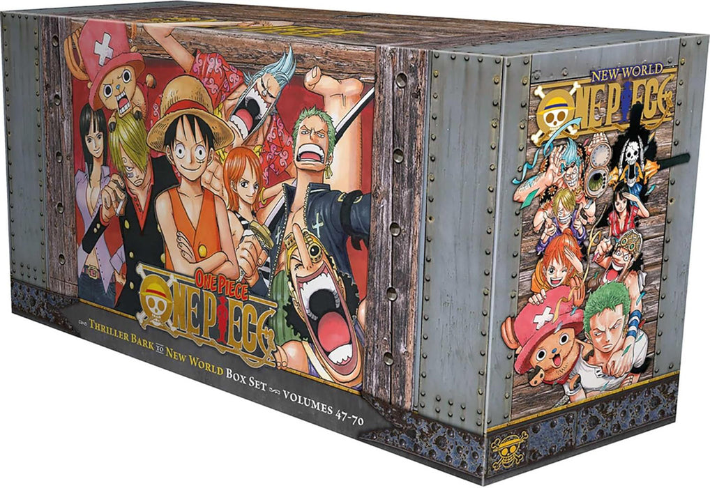 One Piece Box Set 3: Thriller Bark to New World, Volumes 47-70