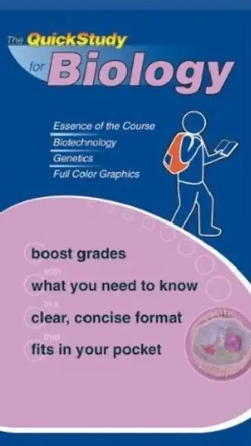 Biology: Quickstudy Laminated Reference Guide by W. Randy Brooks