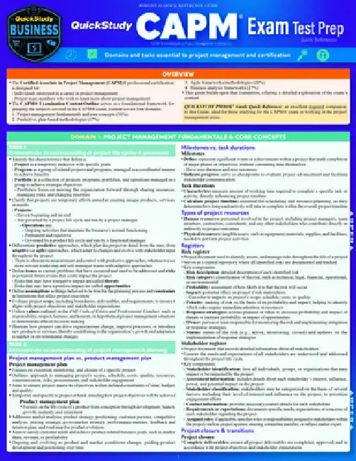 CAPM Exam Test Prep by Catriona McPherson