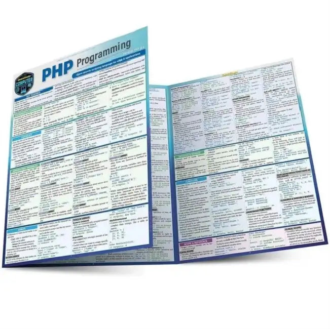PHP Programming: A Quickstudy Laminated Reference Guide by Robin Nixon