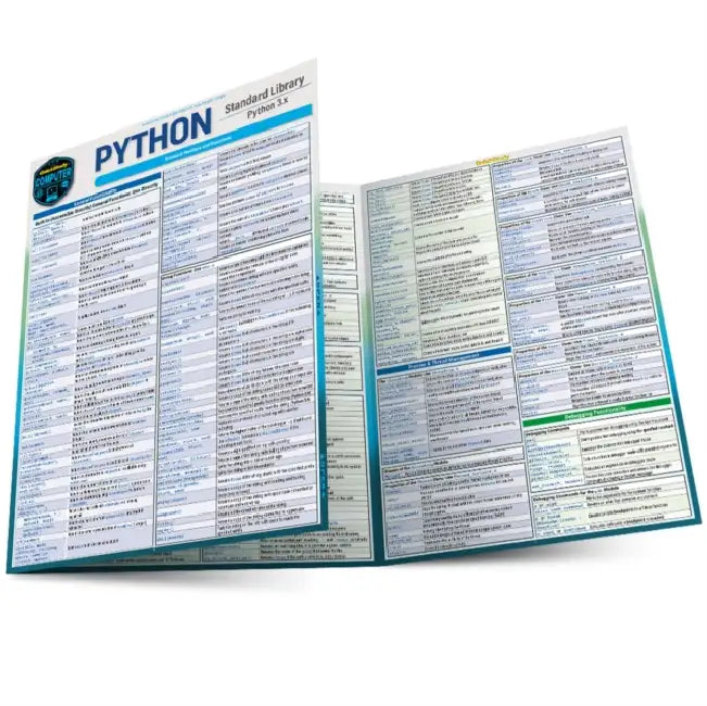 Python Standard Library: A Quickstudy Laminated Reference Guide by Berajah Jayne, Robin Nixon