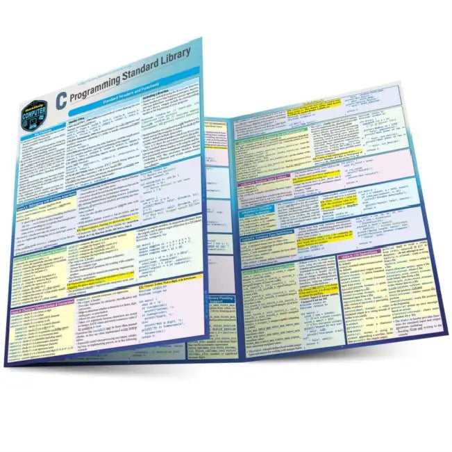 C Programming Language Standard Library: A Quickstudy Laminated Reference Guide by Robin Nixon
