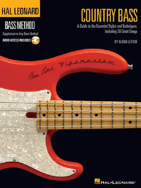 Country Bass - A Guide to the Essential Styles and Techniques Book/Online Audio [With CD] by Glenn Letsch
