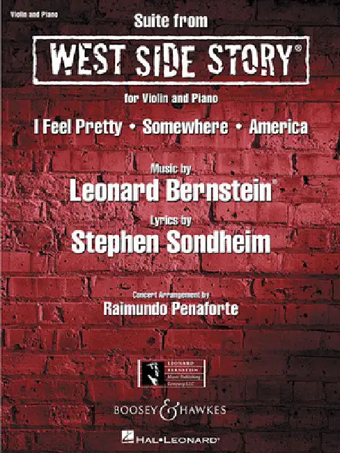 West Side Story Suite: For Violin and Piano by Stephen Sondheim, Leonard Bernstein, Raimundo Penaforte