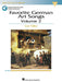 Favorite German Art Songs - Volume 2: The Vocal Library Low Voice by Hal Leonard Corp