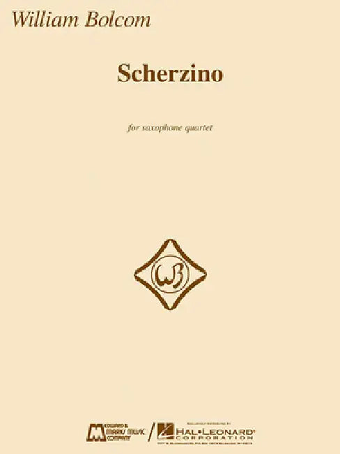 Scherzino: Saxophone Quartet by William Bolcom