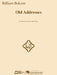 Old Addresses: For Baritone and Piano by William Bolcom