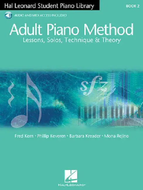 Hal Leonard Student Piano Library Adult Piano Method Book 2: Book/Online Audio - U.K. Edition by Hal Leonard Corp