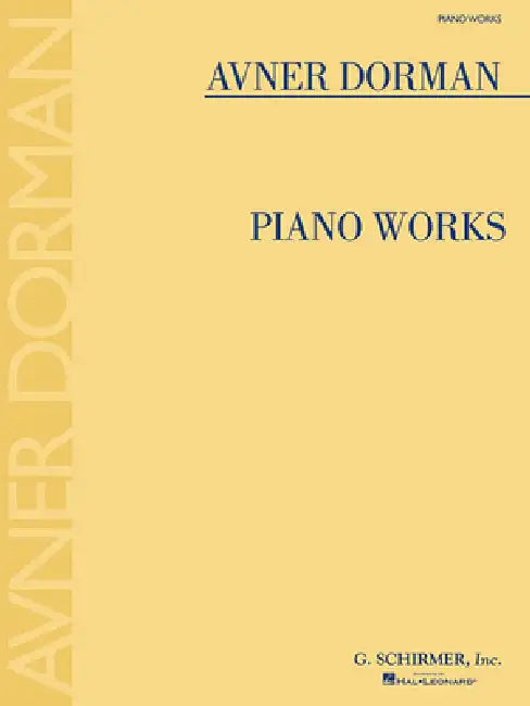 Piano Works by Avner Dorman
