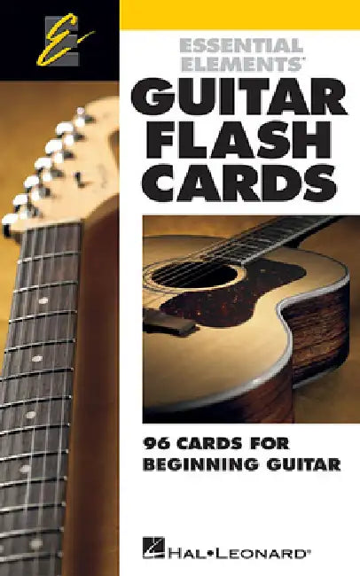 Essential Elements Guitar Flash Cards 96 Cards for Beginner Guitarists Music Symbols, Notes, Chords, Scales, and Theory Hal Leonard Learning Tool for by Hal Leonard Corp