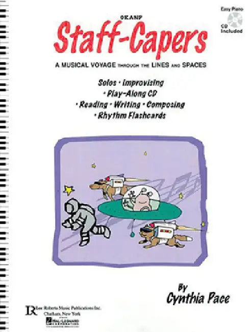 Grand Staff-Capers: A Musical Voyage Through the Lines and Spaces [With CD (Audio)] by Cynthia Pace