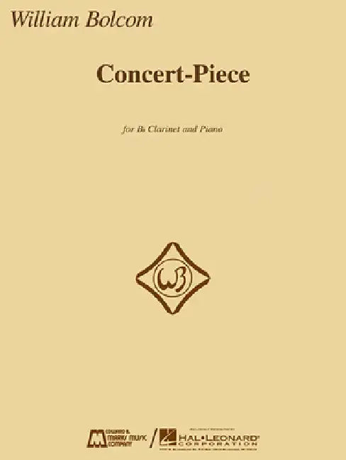 Concert-Piece: B-Flat Clarinet and Piano by William Bolcom