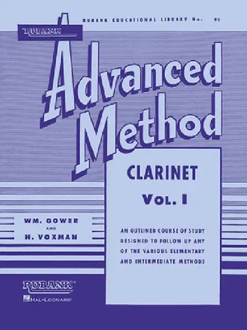 Rubank Advanced Method - Clarinet Vol. 1 by H. Voxman