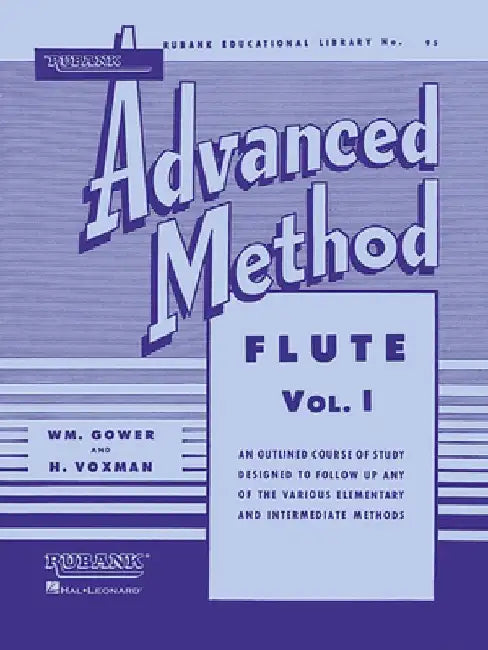 Rubank Advanced Method: Flute, Vol. I by H. Voxman