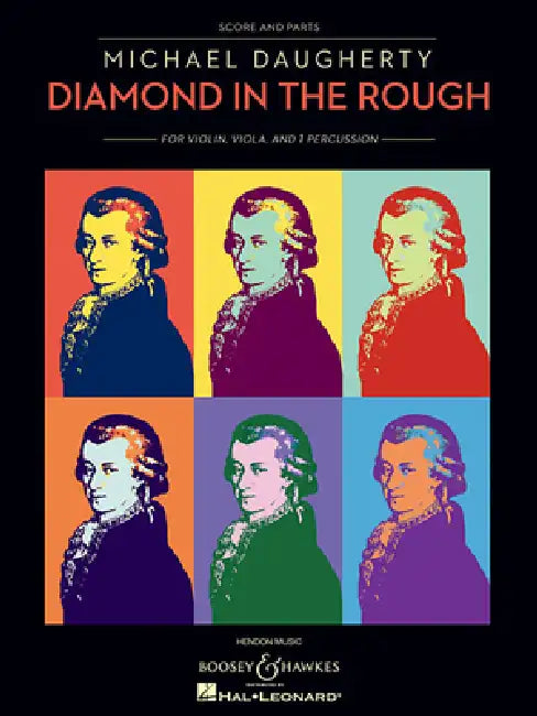 Diamond in the Rough: For Violin, Viola and Percussion Score and Parts by Michael Daugherty