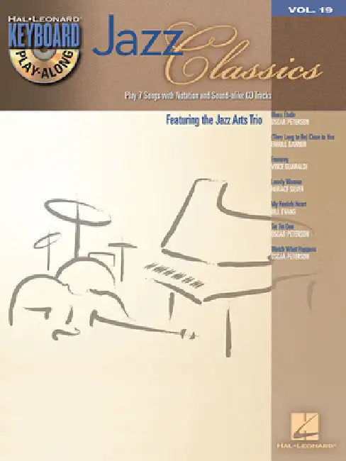 Jazz Classics: Keyboard Play-Along Volume 19 by Oscar Peterson, Various, Jazz Arts Trio