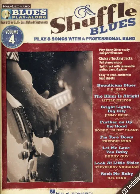 Shuffle Blues: Blues Play-Along Volume 4 by Hal Leonard Corp