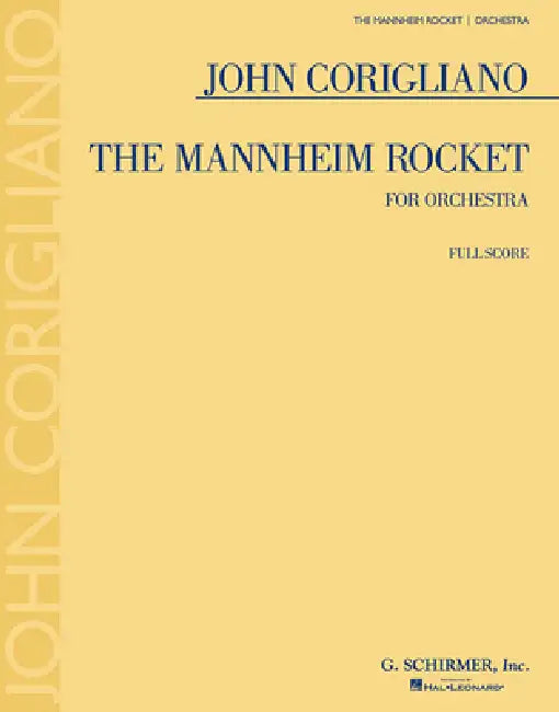 John Corigliano - The Mannheim Rocket: Orchestra Full Score by John Corigliano
