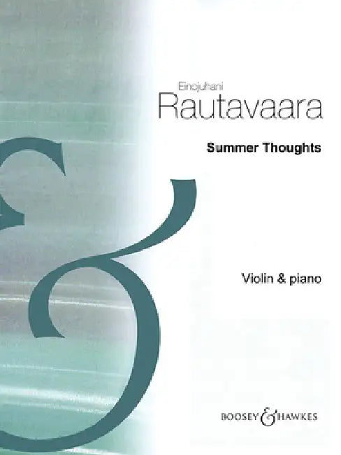 Summer Thoughts: Violin and Piano by Einojuhani Rautavaara
