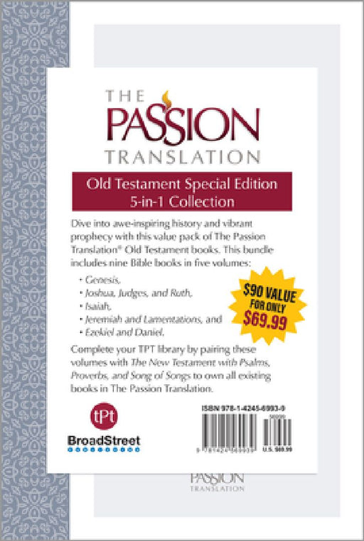 The Passion Translation Old Testament Special Edition: 5-In-1 Collection by Brian Simmons