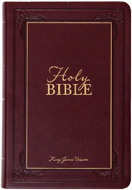 KJV Holy Bible Giant Print Compact Garnet