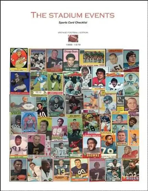 The Stadium Events Sports Card Checklist - Vintage Football Edition by Todd Hutson