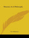 Masonry As A Philosophy by W. L. Wilmshurst