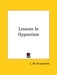 Lessons In Hypnotism by L. W. de Laurence