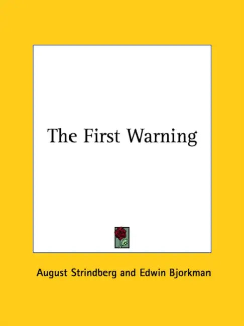 The First Warning by August Strindberg, Edwin Bjorkman