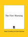 The First Warning by August Strindberg, Edwin Bjorkman