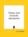 Theism And Scientific Speculation by A. M. Fairbairn