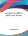 Shakespeare's Religious Principles And Sentiments Derived From The Bible by Charles Wordsworth
