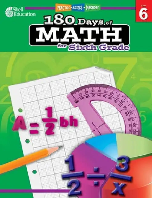 180 Days of Math for Sixth Grade [With CDROM] by Jodene Smith