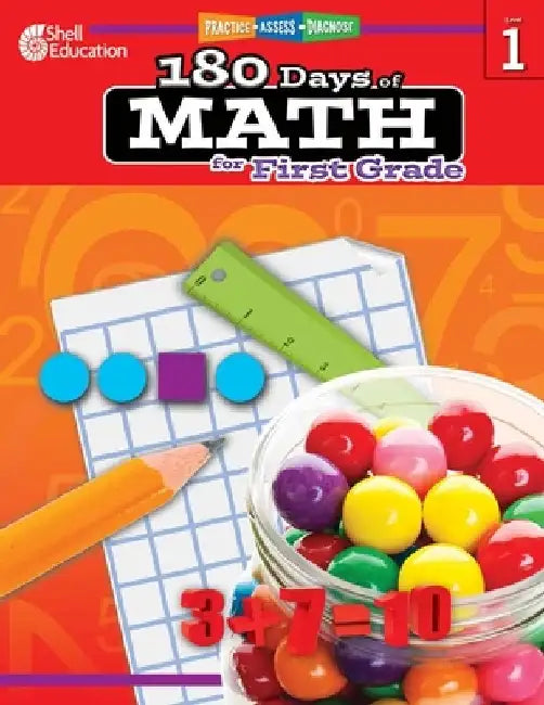 180 Days of Math for First Grade [With CDROM] by Jodene Smith