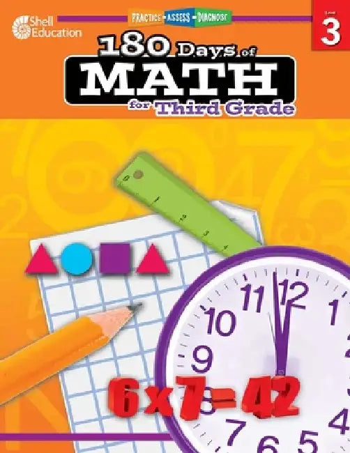 180 Days of Math for Third Grade [With CDROM] by Jodene Smith