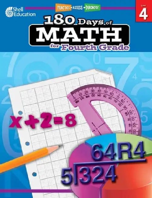 180 Days of Math for Fourth Grade [With CDROM] by Jodene Smith