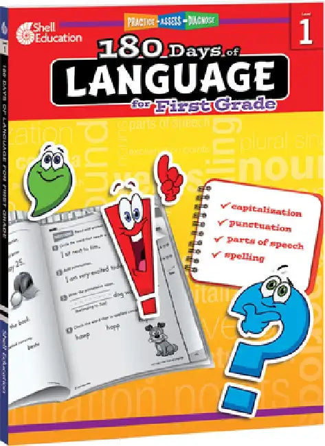 180 Days of Language for First Grade (Grade 1): Practice, Assess, Diagnose by Christine Dugan