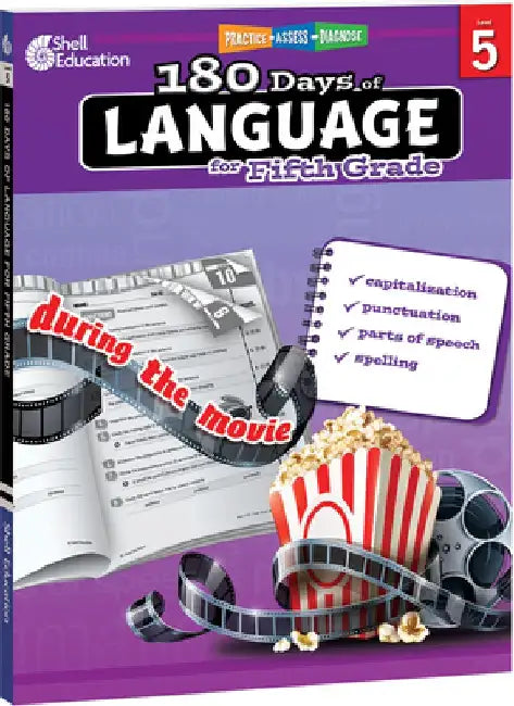 180 Days of Language for Fifth Grade (Grade 5): Practice, Assess, Diagnose by Suzanne Barchers