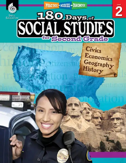 180 Days of Social Studies for Second Grade (Grade 2): Practice, Assess, Diagnose by Shell Education