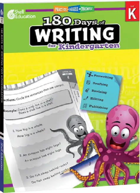180 Days of Writing for Kindergarten (Grade K): Practice, Assess, Diagnose by Tracy Pearce