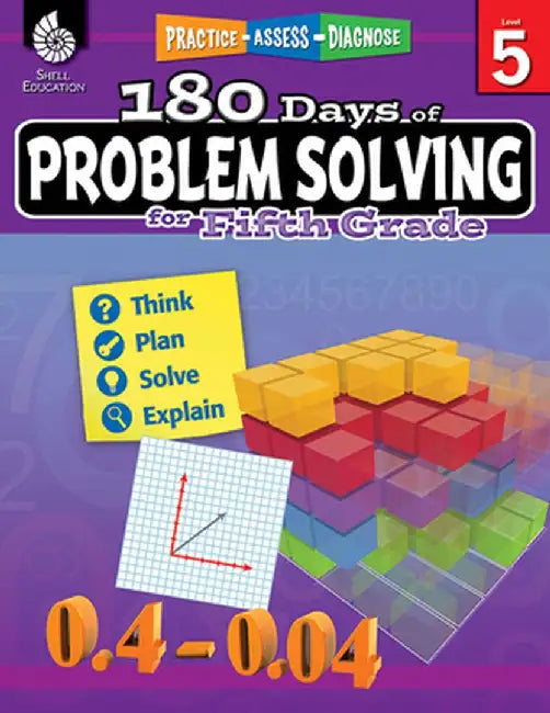 180 Days of Problem Solving for Fifth Grade (Grade 5) by Stacy Monsman